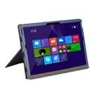 For Microsoft Surface Book 3 / 2 15 inch PU Leather Laptop Protective Case with Screen Stand(Dark Blue) - 1