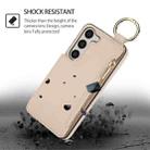 For Samsung Galaxy A14 4G / 5G RFlD Anti-theft Double Buckle Ring Zipper Card Phone Case(White) - 2