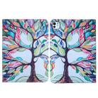 For iPad Pro 11 2024 Colored Drawing Leather Tablet Case(Life Tree) - 1