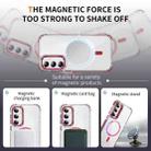 For Samsung Galaxy S23 FE 5G Rainbow Series Transparent MagSafe Lens Holder Phone Case(Red) - 3