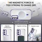 For Samsung Galaxy S23 FE 5G Rainbow Series Transparent MagSafe Lens Holder Phone Case(Purple) - 3