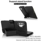 For Samsung Galaxy A13 5G / 4G Wristband Holder Zipper Purse RFID Leather Phone Case(Black) - 3