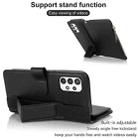 For Samsung Galaxy A53 Wristband Holder Zipper Purse RFID Leather Phone Case(Black) - 3