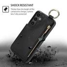 For Samsung Galaxy S23 FE 5G RFlD Anti-theft Double Buckle Ring Zipper Card Phone Case(Black) - 2