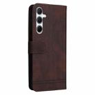 For Samsung Galaxy A36 5G / A56 5G Skin Feel Life Tree Metal Button Leather Phone Case(Brown) - 3
