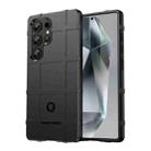 For Samsung Galaxy S25 Ultra 5G Full Coverage Shockproof TPU Phone Case(Black) - 1