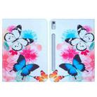 For Lenovo Tab P11 Pro Gen 2 Colored Drawing Leather Tablet Case(Two Butterflies) - 1