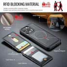 For iPhone 15 Pro Max DG.MING K1 MagSafe Detachable Wallet RFID Back Cover Phone Case(Black) - 3