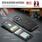 For iPhone 16 Pro Max DG.MING K1 MagSafe Detachable Wallet RFID Back Cover Phone Case(Black) - 3