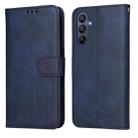 For Samsung Galaxy A16 5G Classic Calf Texture Flip Leather Phone Case(Blue) - 1