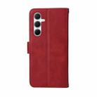 For Samsung Galaxy A36 5G Classic Calf Texture Flip Leather Phone Case(Red) - 3
