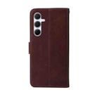 For Samsung Galaxy A56 5G Classic Calf Texture Flip Leather Phone Case(Brown) - 3