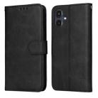 For Samsung Galaxy A25 5G Japan Version / A25e Classic Calf Texture Flip Leather Phone Case(Black) - 1