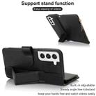 For Samsung Galaxy S21 FE 5G Wristband Holder Zipper Purse RFID Leather Phone Case(Black) - 3