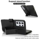 For Samsung Galaxy S21 Ultra 5G Wristband Holder Zipper Purse RFID Leather Phone Case(Black) - 3