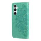 For Samsung Galaxy A36 5G / A56 5G Seven-petal Flowers Embossing Leather Phone Case(Green) - 3
