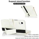 For iPhone XR Wristband Holder Zipper Purse RFID Leather Phone Case(White) - 3