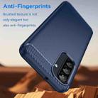 For Samsung Galaxy A26 5G Carbon Fiber Brushed Texture TPU Phone Case(Blue) - 3