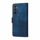 For Samsung Galaxy A16 5G Embossed Rhombus Starry Leather Phone Case(Blue) - 3