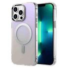 For iPhone 13 Pro Max Silver Sand Series MagSafe IMD Phone Case(Blue) - 1