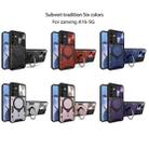 For Samsung Galaxy A16 5G CD Texture Sliding Camshield Magnetic Holder Phone Case(Silver) - 2