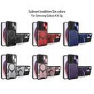 For Samsung Galaxy A36 5G CD Texture Sliding Camshield Magnetic Holder Phone Case(Pink) - 2