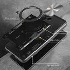 For Samsung Galaxy M16 5G CD Texture Sliding Camshield Magnetic Holder Phone Case(Silver) - 3