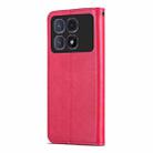 For Redmi K70 Ultra AZNS Sheepskin Texture Flip Leather Phone Case(Red) - 3