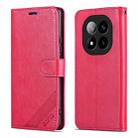 For Redmi Note 14 Pro+ 5G AZNS Sheepskin Texture Flip Leather Phone Case(Red) - 2