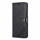 For Redmi K80 AZNS Sheepskin Texture Flip Leather Phone Case(Black) - 2