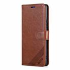 For Redmi K80 Pro AZNS Sheepskin Texture Flip Leather Phone Case(Brown) - 2