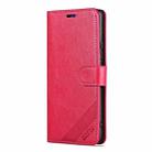 For Redmi K80 Pro AZNS Sheepskin Texture Flip Leather Phone Case(Red) - 2