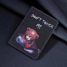 For Samsung Galaxy Tab A9 Colored Drawing Leather Tablet Case(Bear) - 2