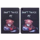 For Samsung Galaxy Tab A9+ Colored Drawing Leather Tablet Case(Bear) - 1