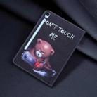 For Samsung Galaxy Tab S9 / S9 FE Colored Drawing Leather Tablet Case(Bear) - 3