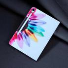 For Samsung Galaxy Tab S9 / S9 FE Colored Drawing Leather Tablet Case(Sun Flower) - 3