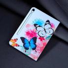 For Samsung Galaxy Tab S9 / S9 FE Colored Drawing Leather Tablet Case(Two Butterflies) - 3