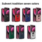 For Motorola Razr 50 Ultra Magnetic Holder TPU+PC Phone Case(Black) - 2