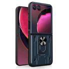 For Motorola Razr 50 Ultra Magnetic Holder TPU+PC Phone Case(Grey) - 1