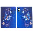 For Xiaomi Redmi Pad Pro 12.1 Colored Drawing Leather Tablet Case(Purple Butterfly) - 1