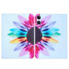 For Xiaomi Redmi Pad Pro 12.1 Colored Drawing Leather Tablet Case(Sun Flower) - 1