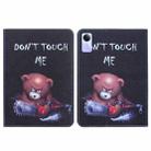 For Xiaomi Redmi Pad SE Colored Drawing Leather Tablet Case(Bear) - 1