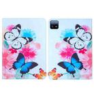 For Xiaomi Pad 6 / 6 Pro 2023 Colored Drawing Leather Tablet Case(Two Butterflies) - 1