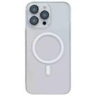 For iPhone 12 Pro Max Clear PC MagSafe Phone Case with Lens Film(Transparent) - 1