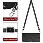 For Nokia G400 Cat Rat Embossed RFID Leather Phone Case with Lanyard(Black) - 3