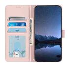 For Nokia G20 / G10 Cat Rat Embossed RFID Leather Phone Case with Lanyard(Pink) - 3
