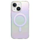 For iPhone 14 Gradient Color MagSafe Airbag Full Coverage Phone Case(Rainbow) - 1