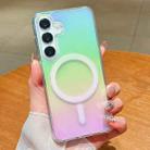 For Samsung Galaxy S24 FE 5G Gradient Color MagSafe Airbag Full Coverage Phone Case(Rainbow) - 1