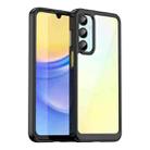 For Samsung Galaxy A16 4G Colorful Series Acrylic Hybrid TPU Phone Case(Black) - 1