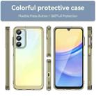 For Samsung Galaxy A16 4G Colorful Series Acrylic Hybrid TPU Phone Case(Transparent Grey) - 2
